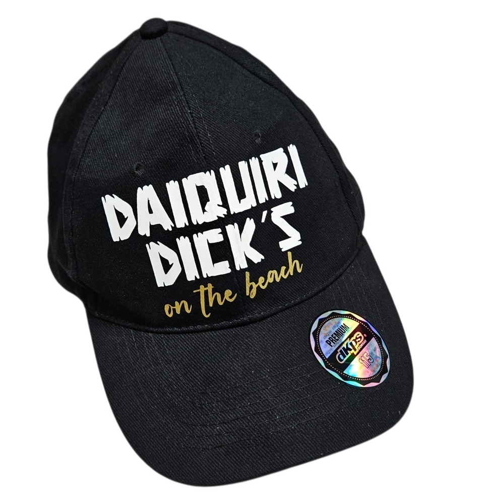 Daiquiri‎ Dicks on the Beach Black Baseball Cap DKPS Premium Gorras Adjustable